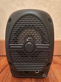 KARAOKE luminoso con microfono-USB-lettore microSD