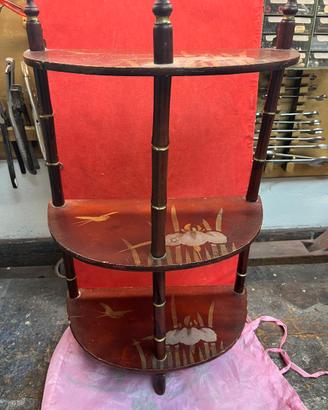 Mensola Angolare Vintage Chinoiserie - Tre Ripiani