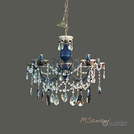 lampadario grafite+oro.vintage.restyling