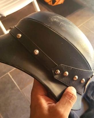 casco Harley Davidson in pelle 