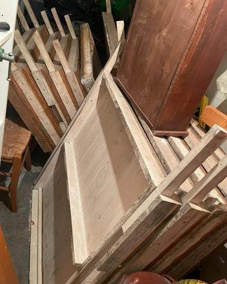 Pedana in legno removibile