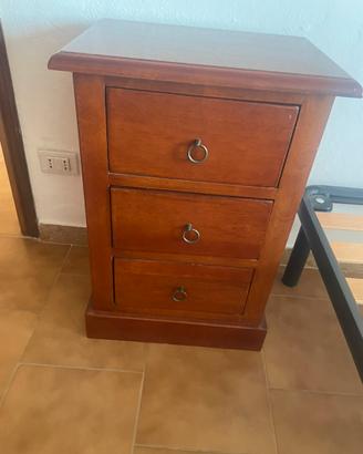 Comodino x 2 stile arte povera