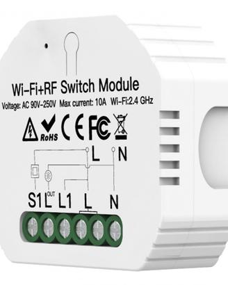 Mini Interruttore Smart WIFI con telecomando