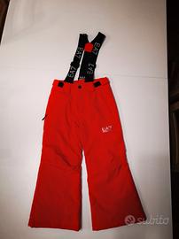 pantaloni sci bambino emporio armani