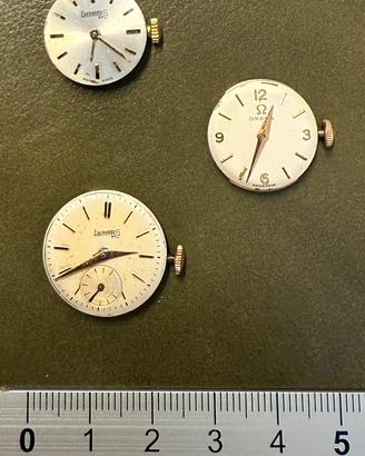 Omega e Eberhard d’oro - meccanismi parti in oro