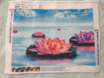 Già completato - Diamond painting Ninfee