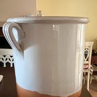 Vaso in ceramica grande bianco - nuovo