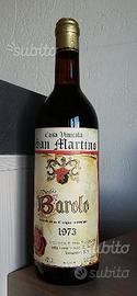 Bottiglia Barolo 1973 San Martino