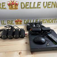 KIT VIDEOSORVEGLIANZA 4 TELECAMERA 