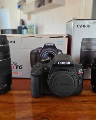 Canon Rebel T6 o Eos 1300D + Obiettivi