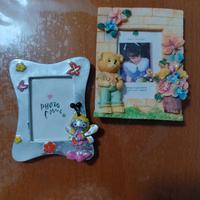 Set di 2 cornici portafoto decorative per bambini