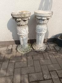 colonne porta vasi di fiori 