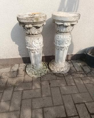 colonne porta vasi di fiori 