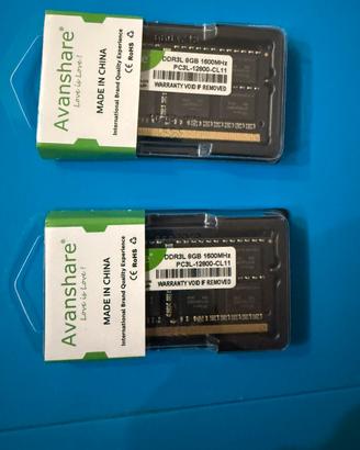 RAM DDR3 16 GB 1600 MHz
