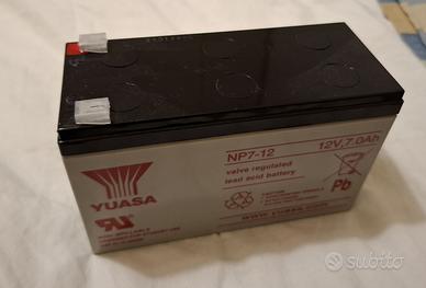 Batteria YUASA NP7-12 12V-7,2Ah per centrale antif