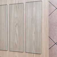 Mensole rettangolari di vetro