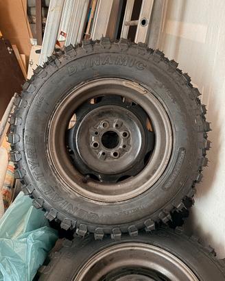 Cerchi e gomme panda 4x4