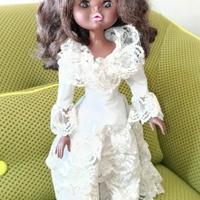 Furga Bambola Damina Nera Africa originale d'epoca