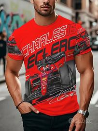 T-shirt da Uomo CHARLES LECLERC