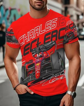 T-shirt da Uomo CHARLES LECLERC