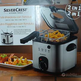 mini friggitrice con fonduta