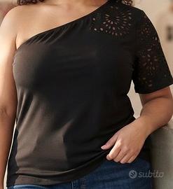 Top monospalla donna