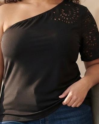 Top monospalla donna