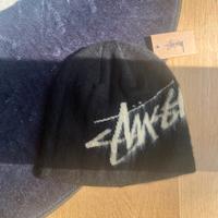 Beanie stussy mohair nero