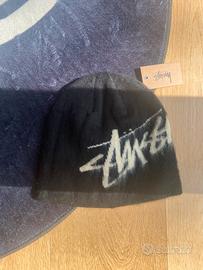Beanie stussy mohair nero