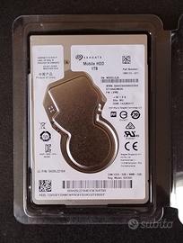 Hard disk Seagate 1Tb 2,5 USB 3.2 autoalimentato