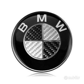 Set 4 Coprimozzo BMW 68mm effetto Carbon