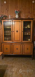 CREDENZA CON VETRINA (anni 70)