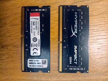 16 Gb RAM DDR4 per notebook (2x8Gb)