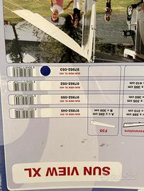 Parete frontale per veranda camper