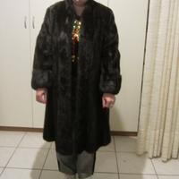 Pelliccia intera visone Black glama