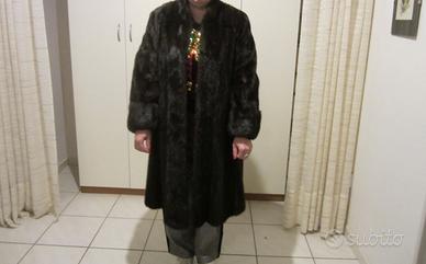 Pelliccia intera visone Black glama