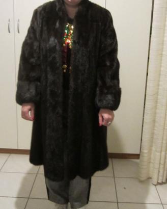 Pelliccia intera visone Black glama