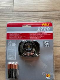 Lampada frontale da testa/casco PELI