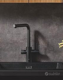 Miscelatore nero opaco con depuratore grohe blue