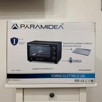 Forno elettrico Pyramidea 20L con teglia nuovo