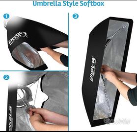 Softbox 140x30 ombrello Professionale 