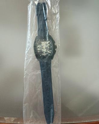 Orologio uomo skeleton blu
