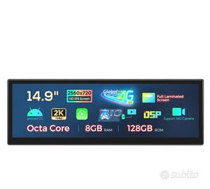 RADIO GPS ANDROID 14 BMW SERIE 5 F07 CIC 15" 8GB+