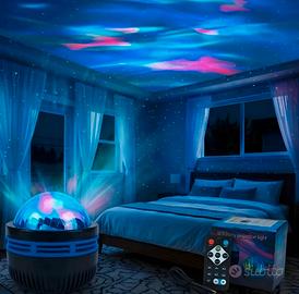 Lampada LED luce effetto stelle aurora boreale