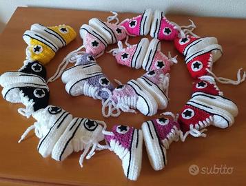 Scarpine uncinetto per neonati (leggi descrizione)