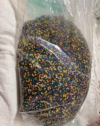 Ghiaia Decorativa  multicolor per acquario (4 kg )