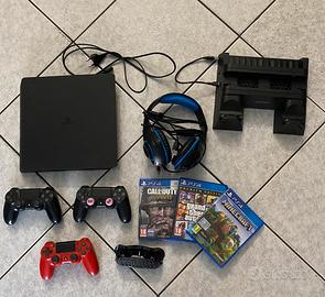 PlayStation 4 Slim da 1TB + Accessori e giochi