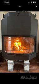 Termocamino a legna Girolami  27,5 kW - Come nuovo