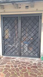 Grata di sicurezza doppia anta apertura a libro