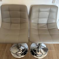 Sgabelli Hartè color Grigio Chiaro